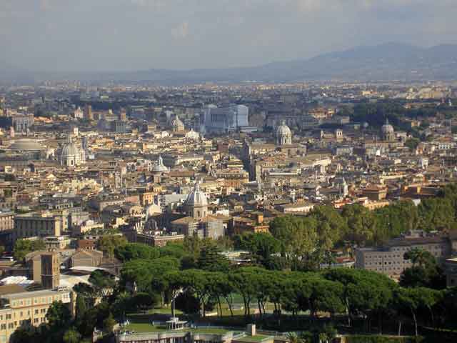 Вид на Рим