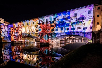 Фестиваль световых инсталляций во Флоренции